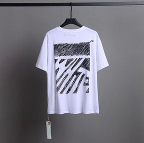 Camiseta Off-White - Diagonal Branca