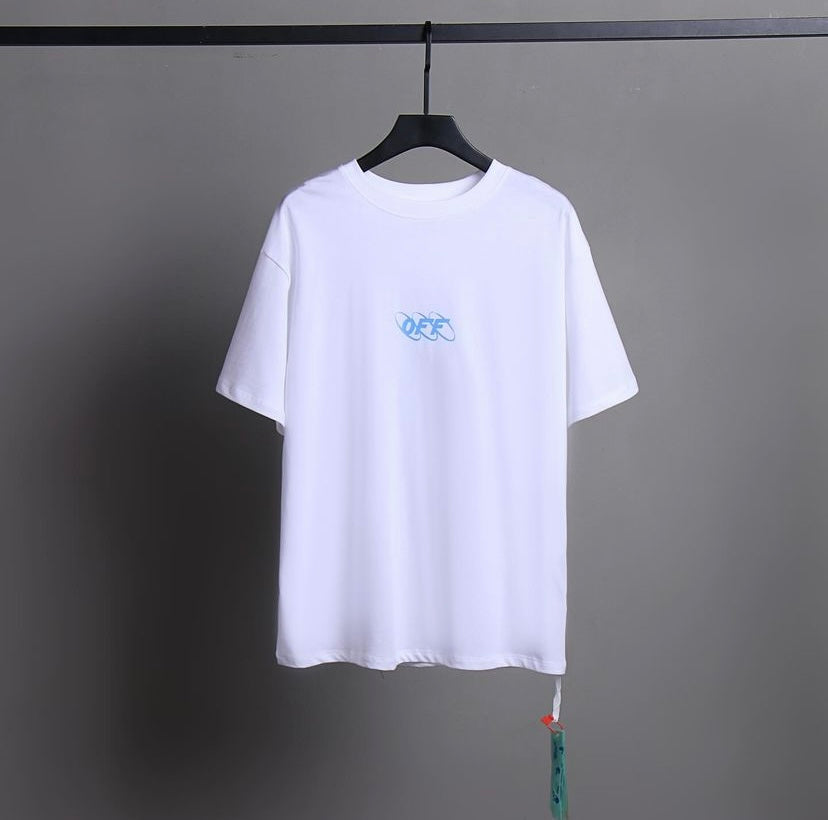 Camiseta Off-White - Bordada Branca