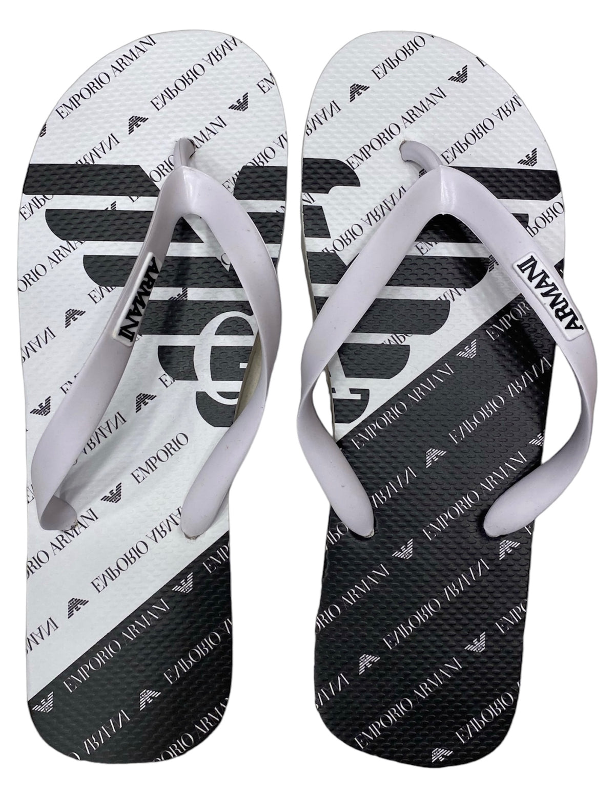 Chinelo com estampa de logo - Empório Armani