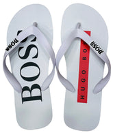 Chinelo com estampa de logo - Boss